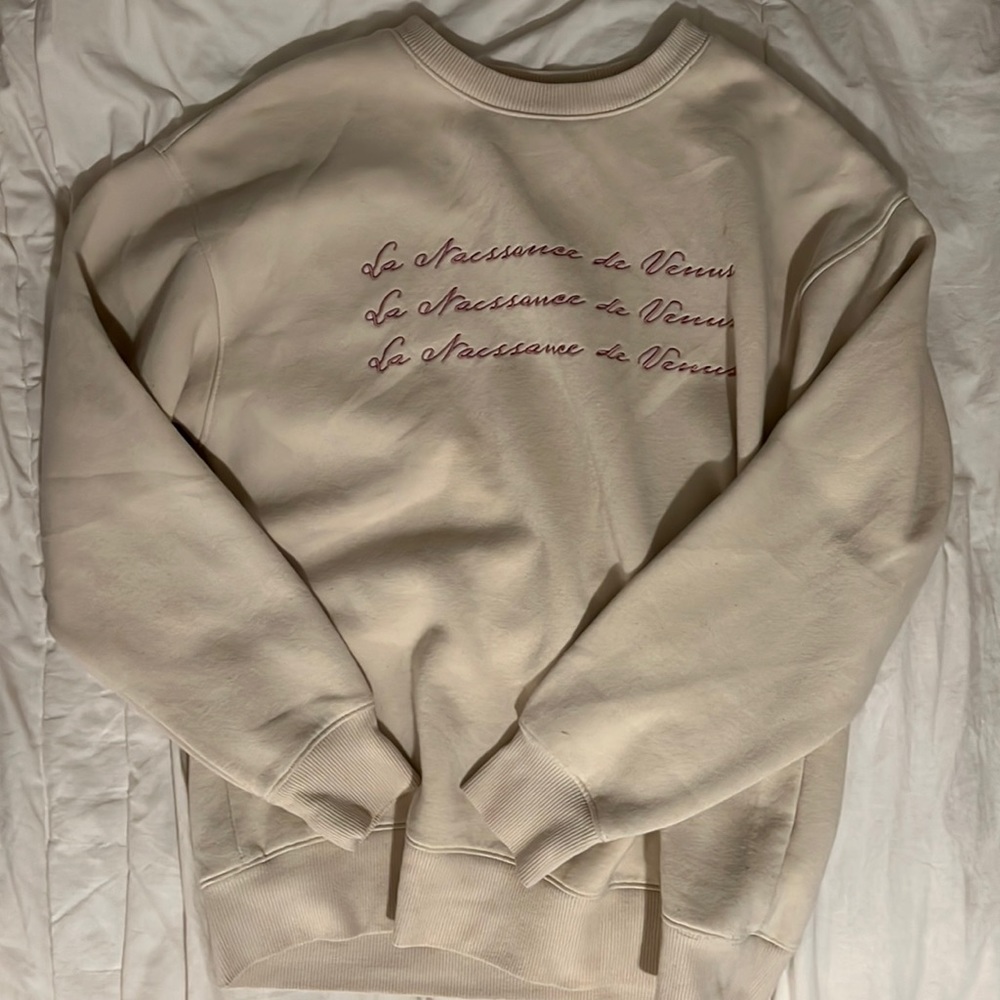 Forever 21 Cursive Letters Sweatshirt